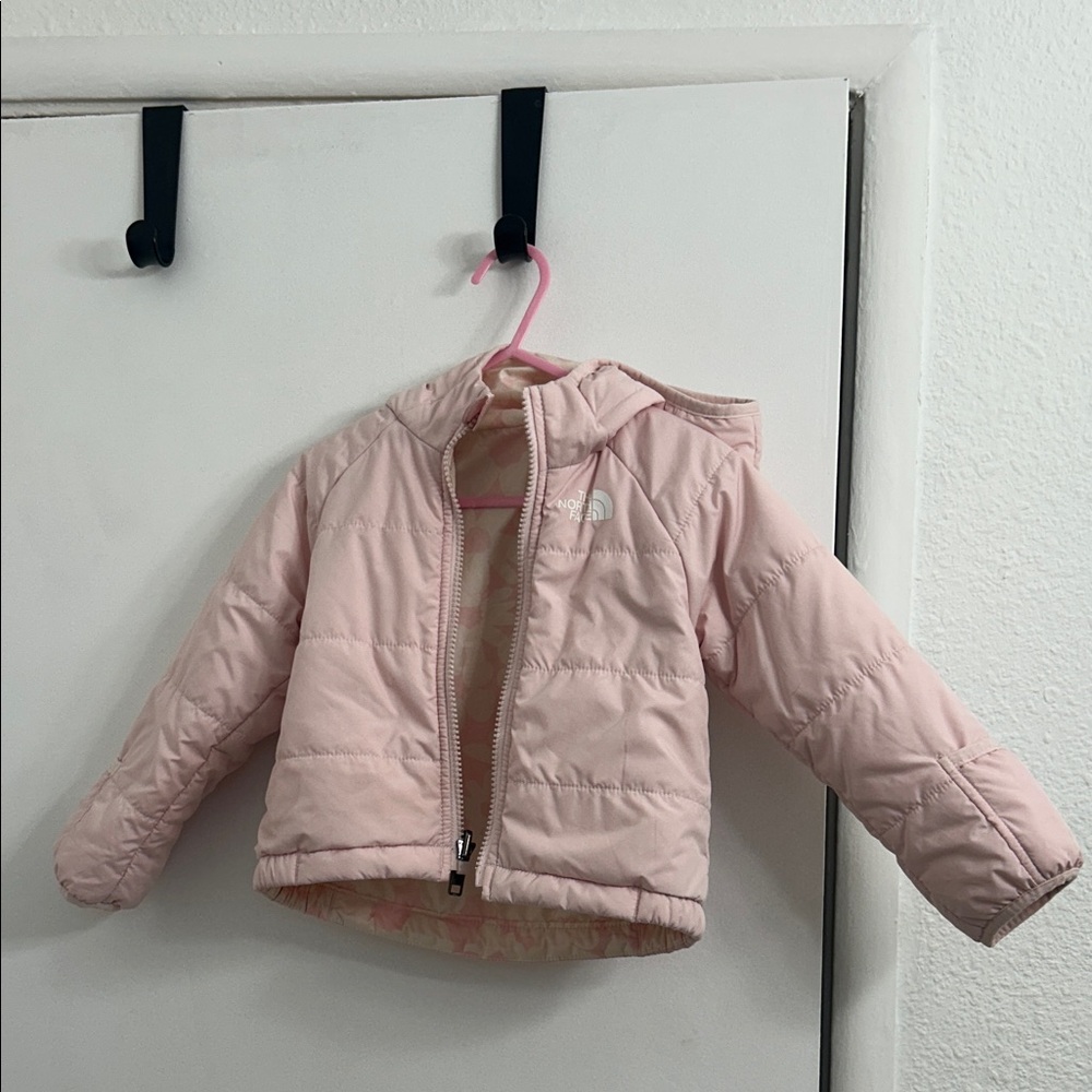 The North Face Light Pink Kids Puffer Jacket